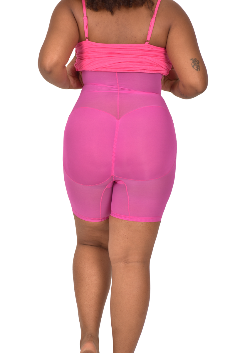 Miniabito rilassante in modal con body modellante integrato
