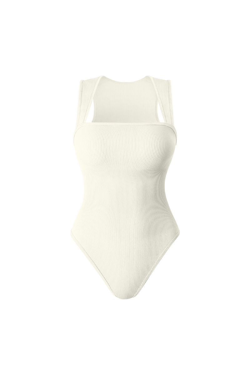 Body con Dorso a Vogatore e Spalline Larghe