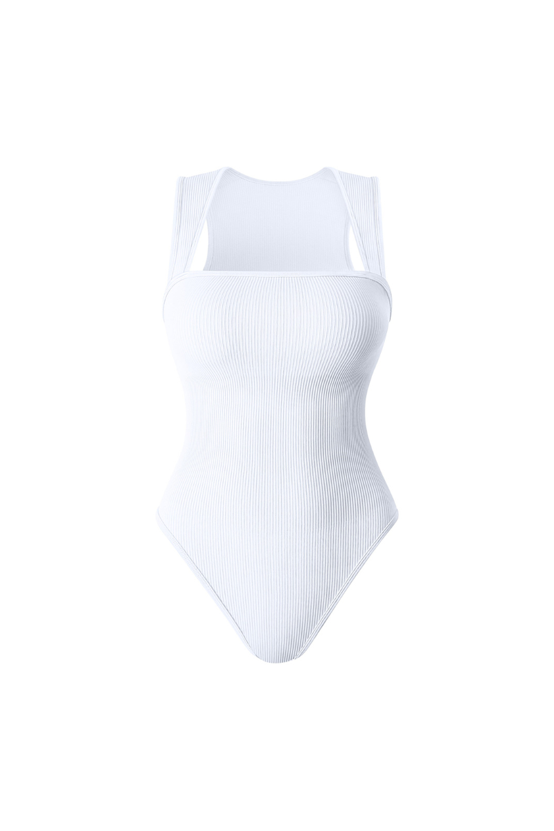 Body con Dorso a Vogatore e Spalline Larghe