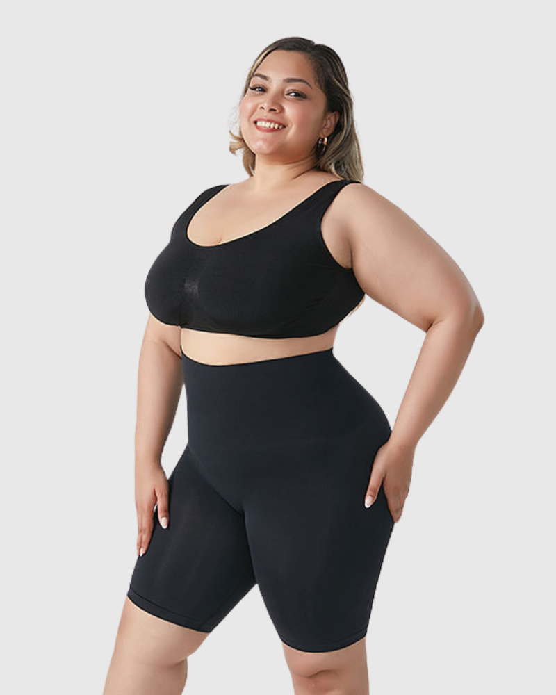 Pantaloncini Contenitivi a Vita Alta (2 Pezzi)