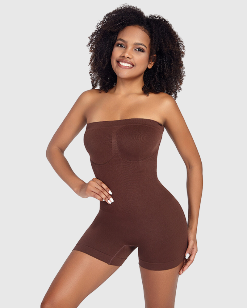 Body senza spalline levigante senza cuciture