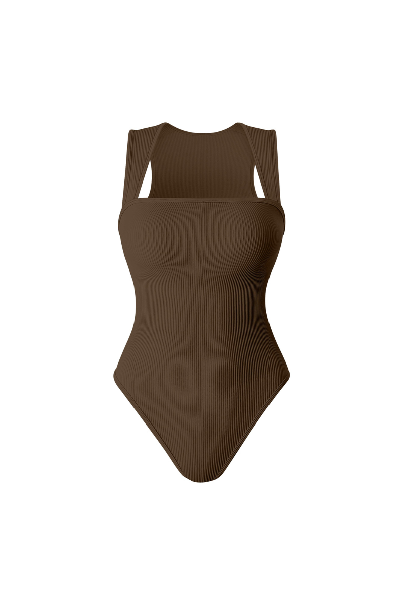 Body con Dorso a Vogatore e Spalline Larghe