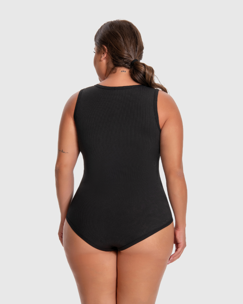 Body con Dorso a Vogatore e Spalline Larghe
