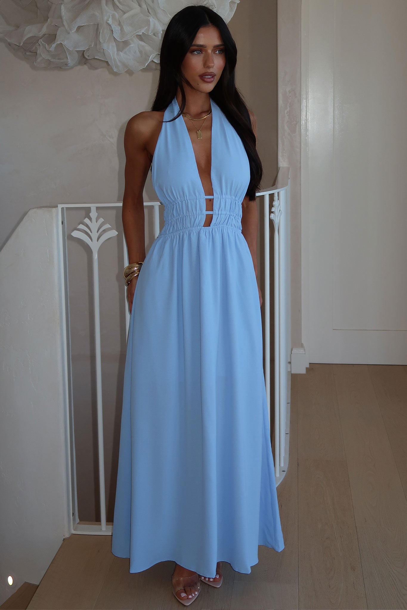 Arien Maxi Dress - Azul