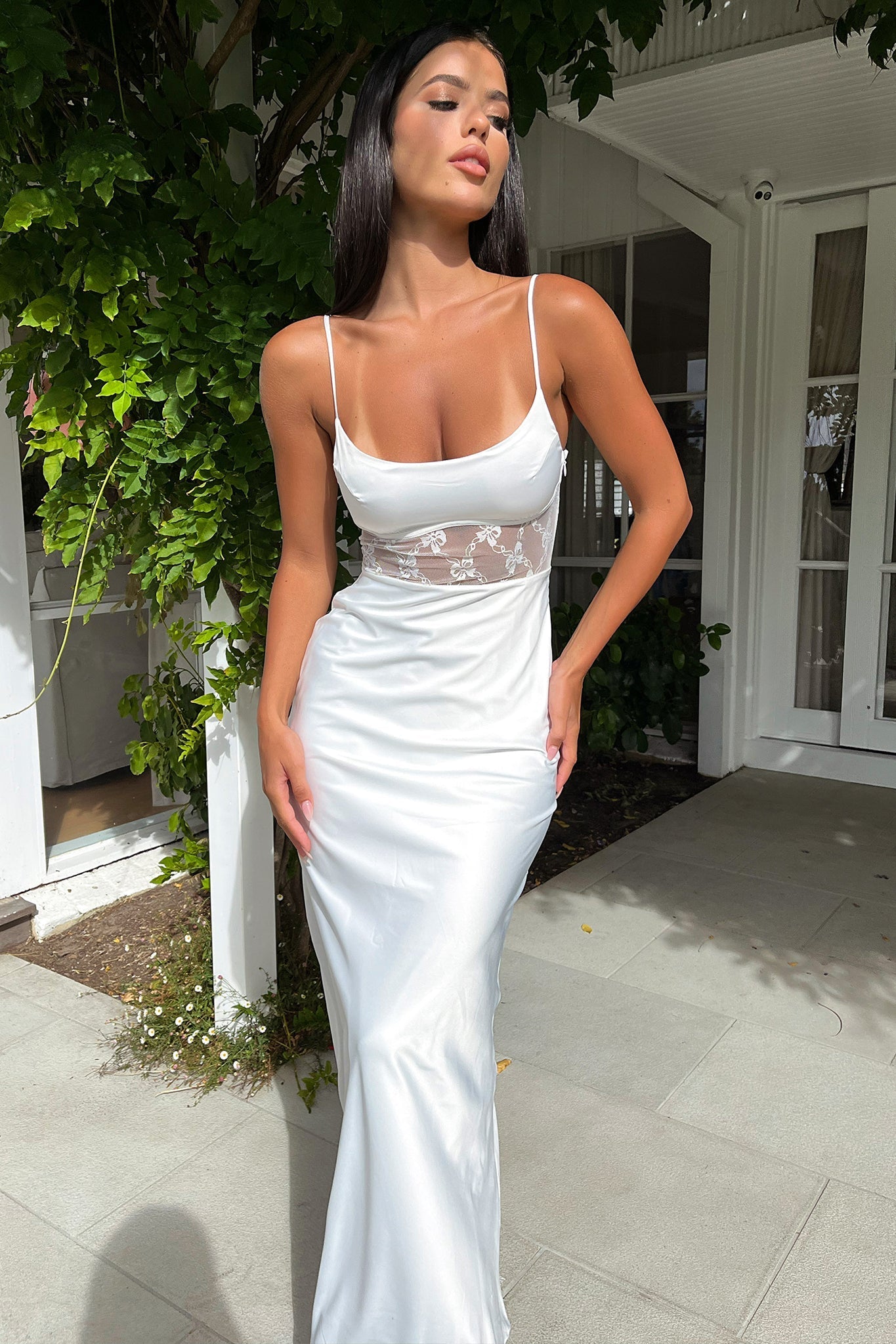 Azaria Maxi Dress - Blanco