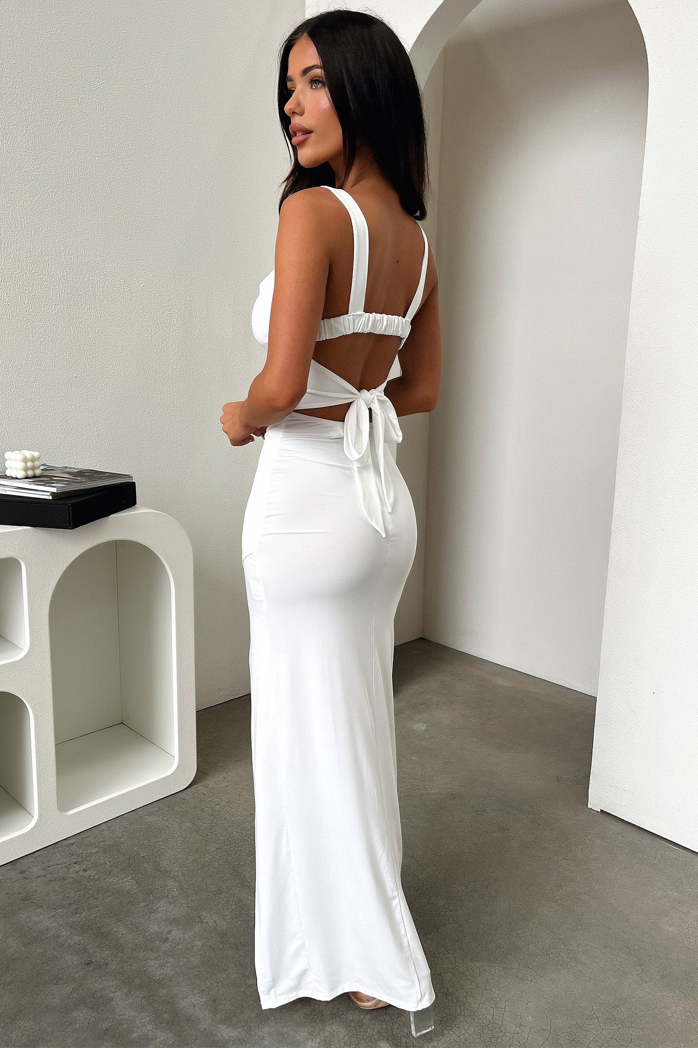Calvary Maxi Dress - Blanco
