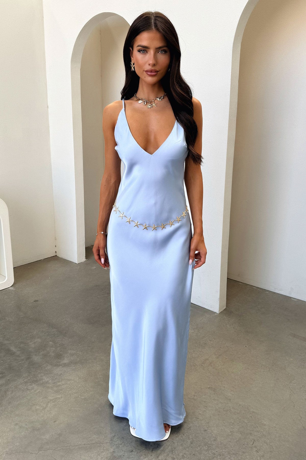 Delilah Maxi Dress - Azul