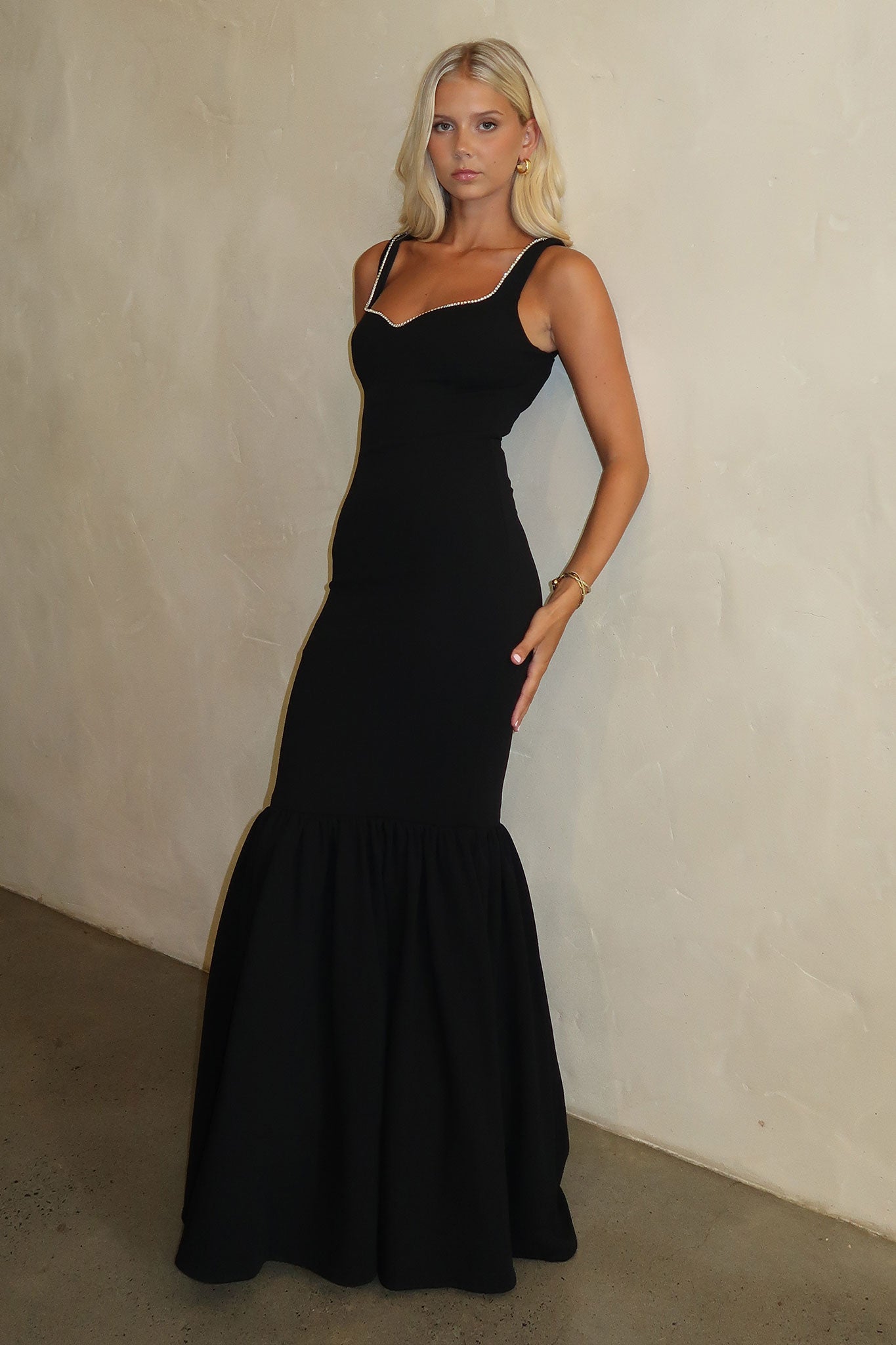 Emberly Maxi Dress - Negro