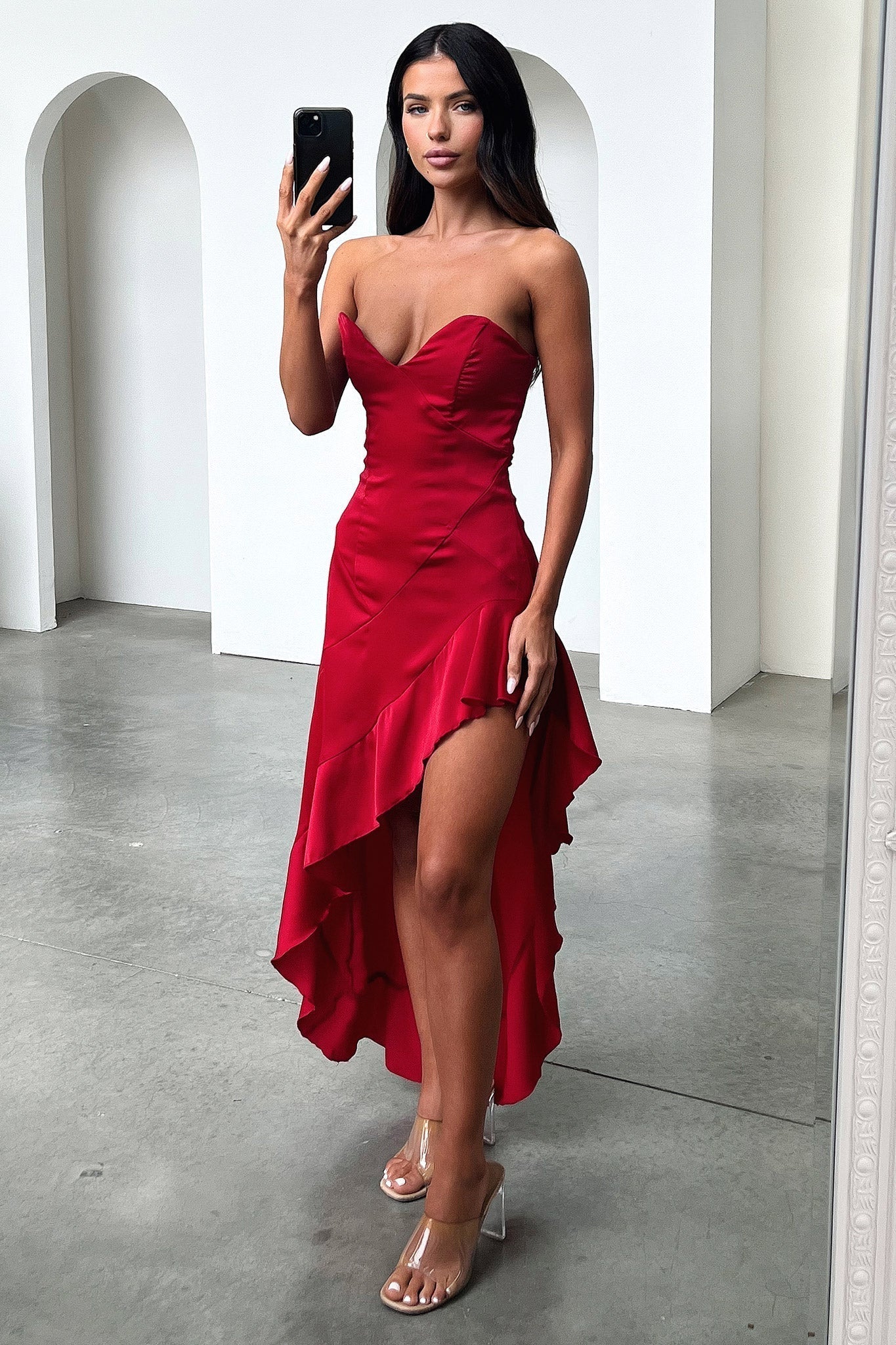 Leora Maxi Dress - Rojo