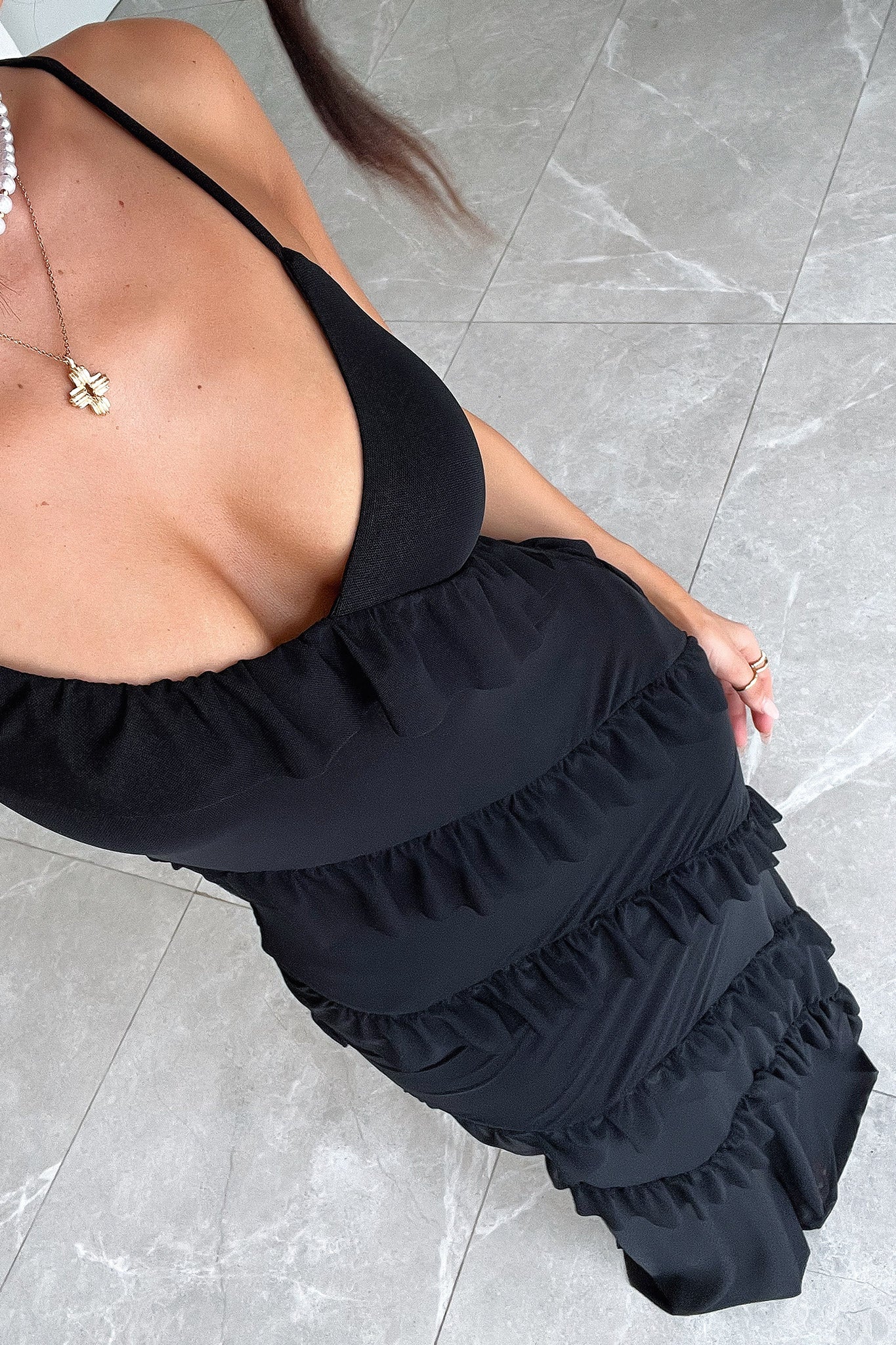 Pippa Maxi Dress - Negro