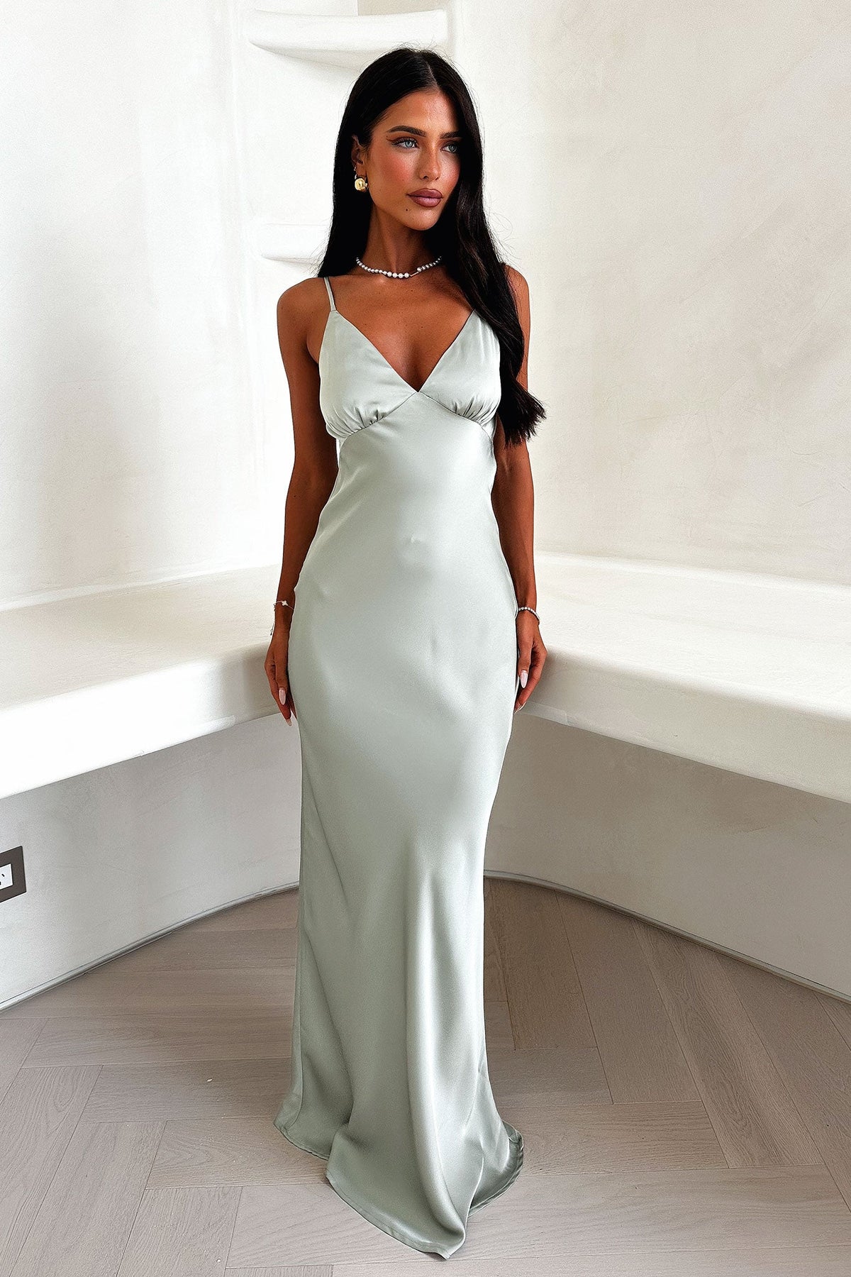 Sabilla Maxi Dress - Verde Salvia