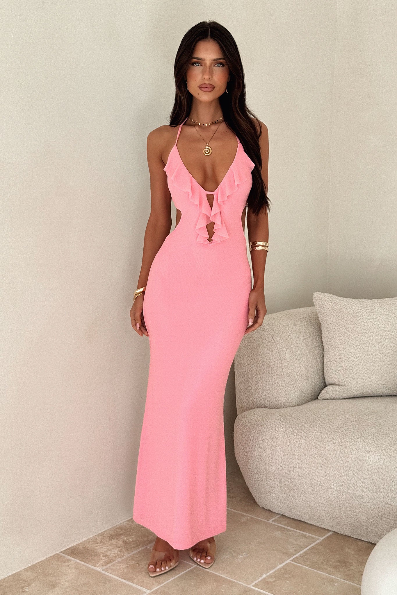 Zaric Maxi Dress - Rosa