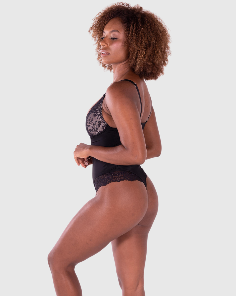 Body con scollo a V profondo