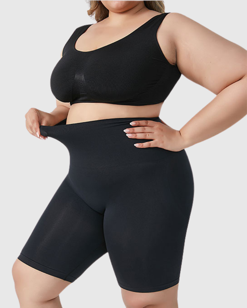 Pantaloncini Contenitivi a Vita Alta (2 Pezzi)