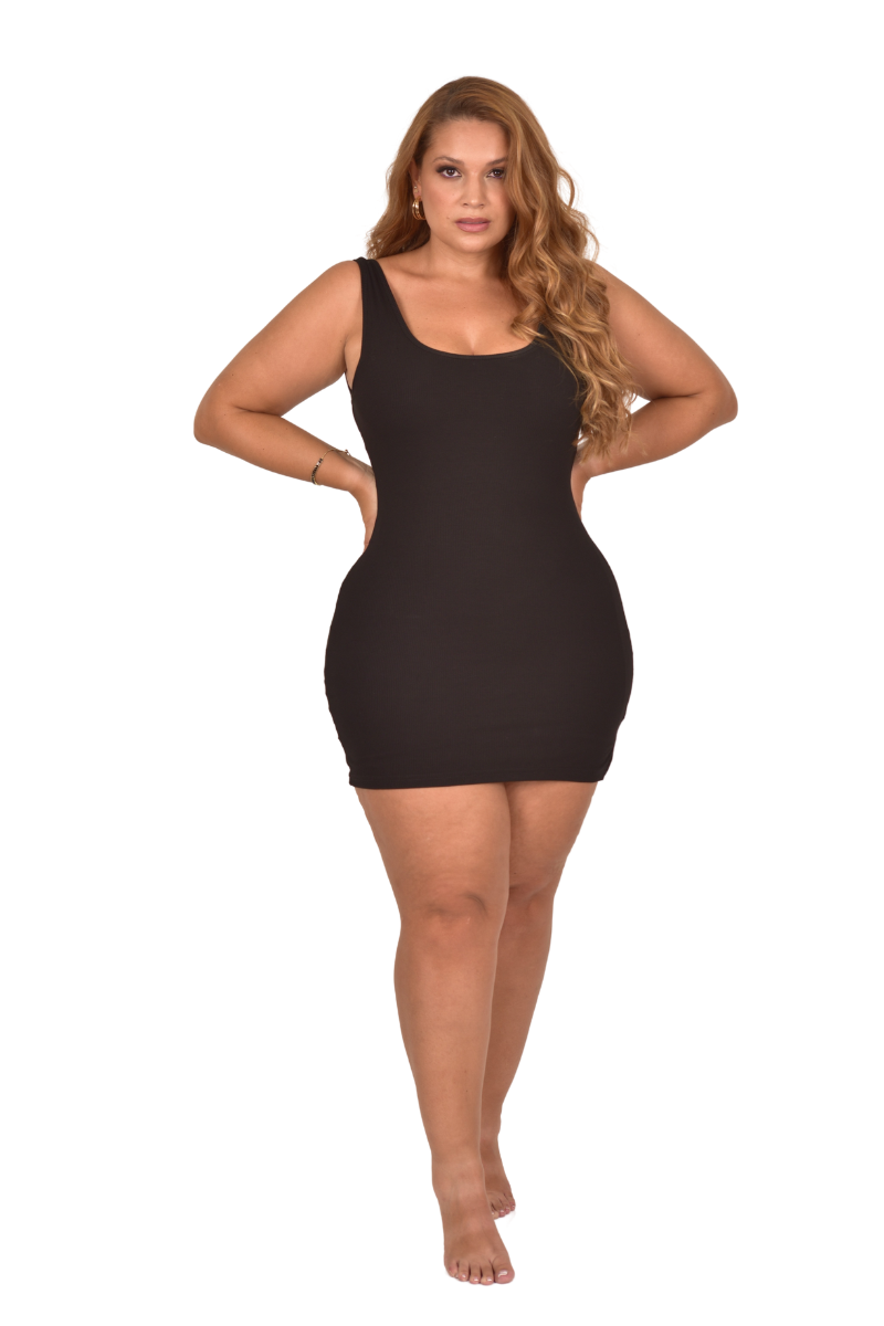 Miniabito Relax con Spalline Larghe e Fascia Integrata