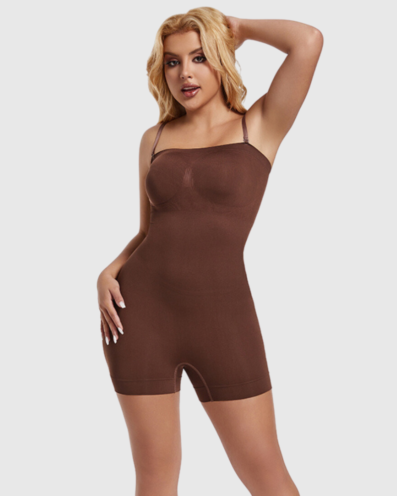 Body senza spalline levigante senza cuciture