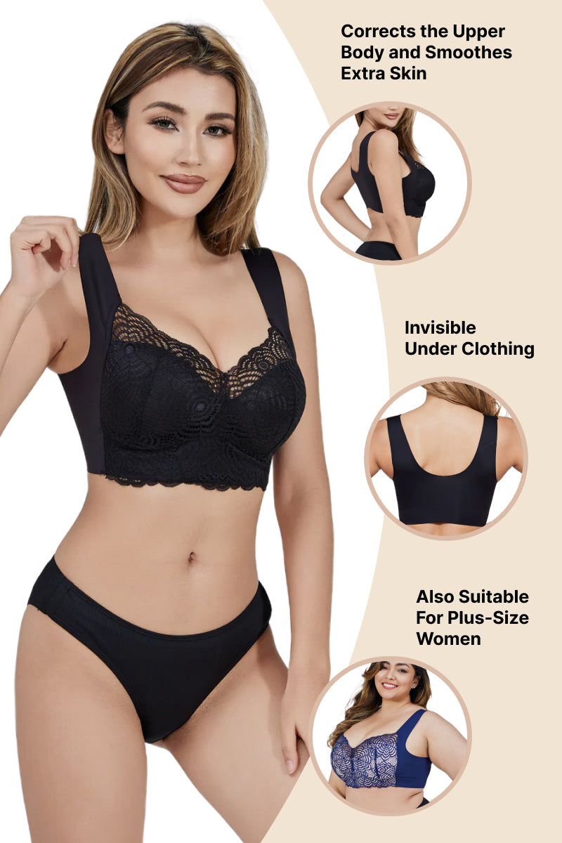 Reggiseno Push-Up in Pizzo Senza Cuciture