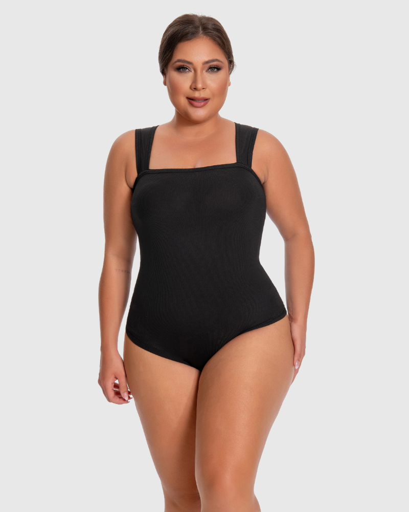 Body con Dorso a Vogatore e Spalline Larghe