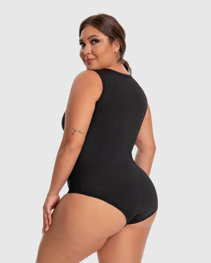 Body con Dorso a Vogatore e Spalline Larghe