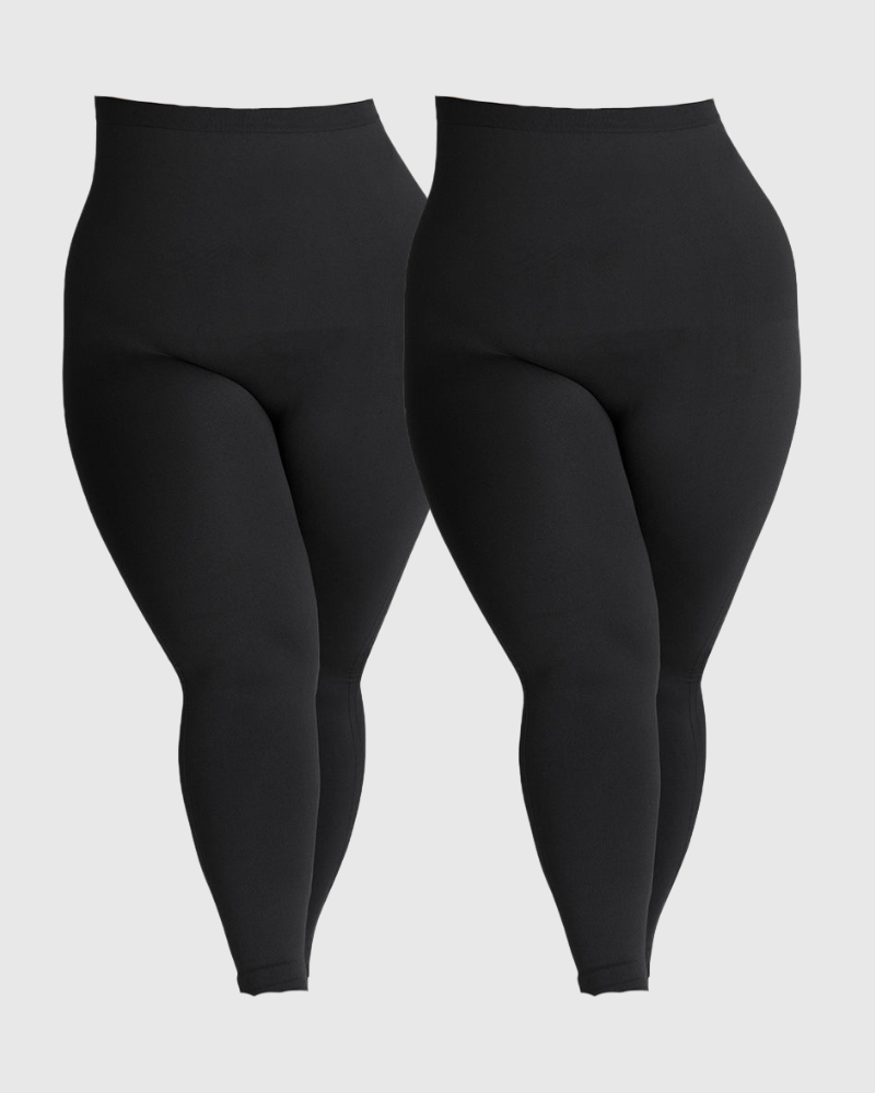 Leggings modellanti con controllo addominale (confezione da 2)