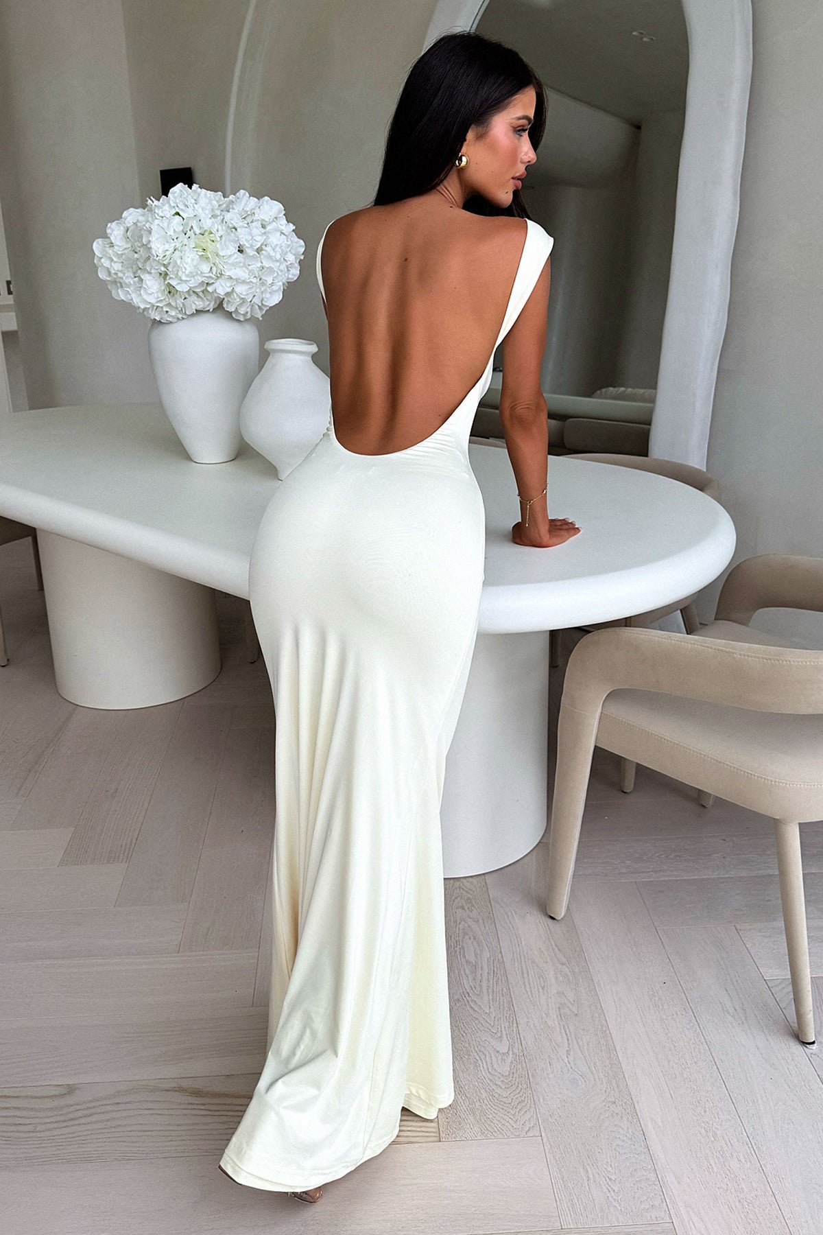Elai Open Back Maxi Dress - Amarillo