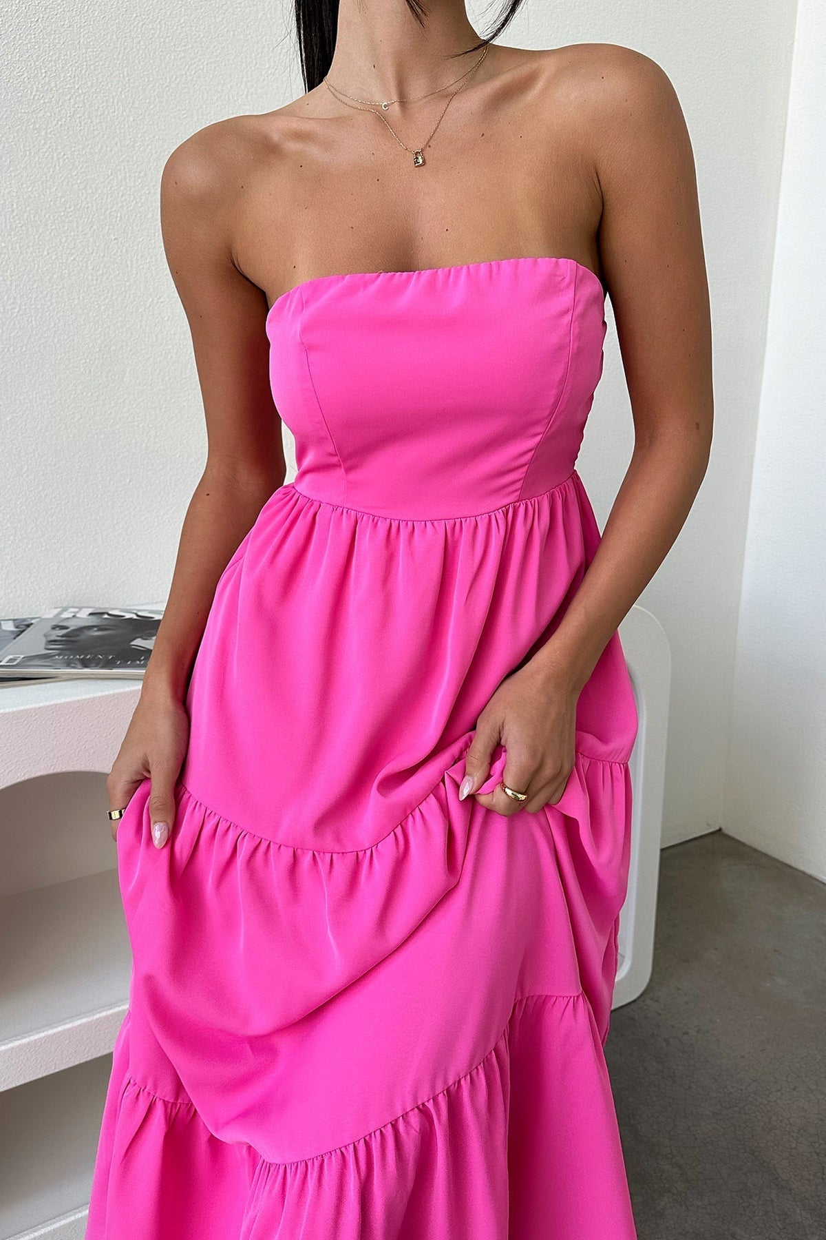 Hailey Maxi Dress - Rosa