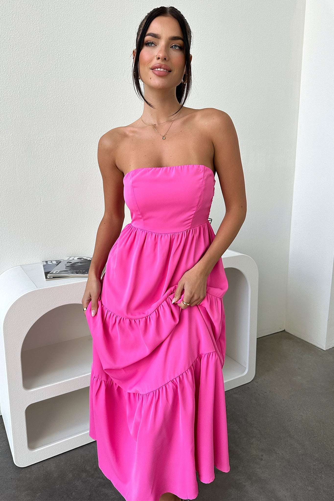 Hailey Maxi Dress - Rosa