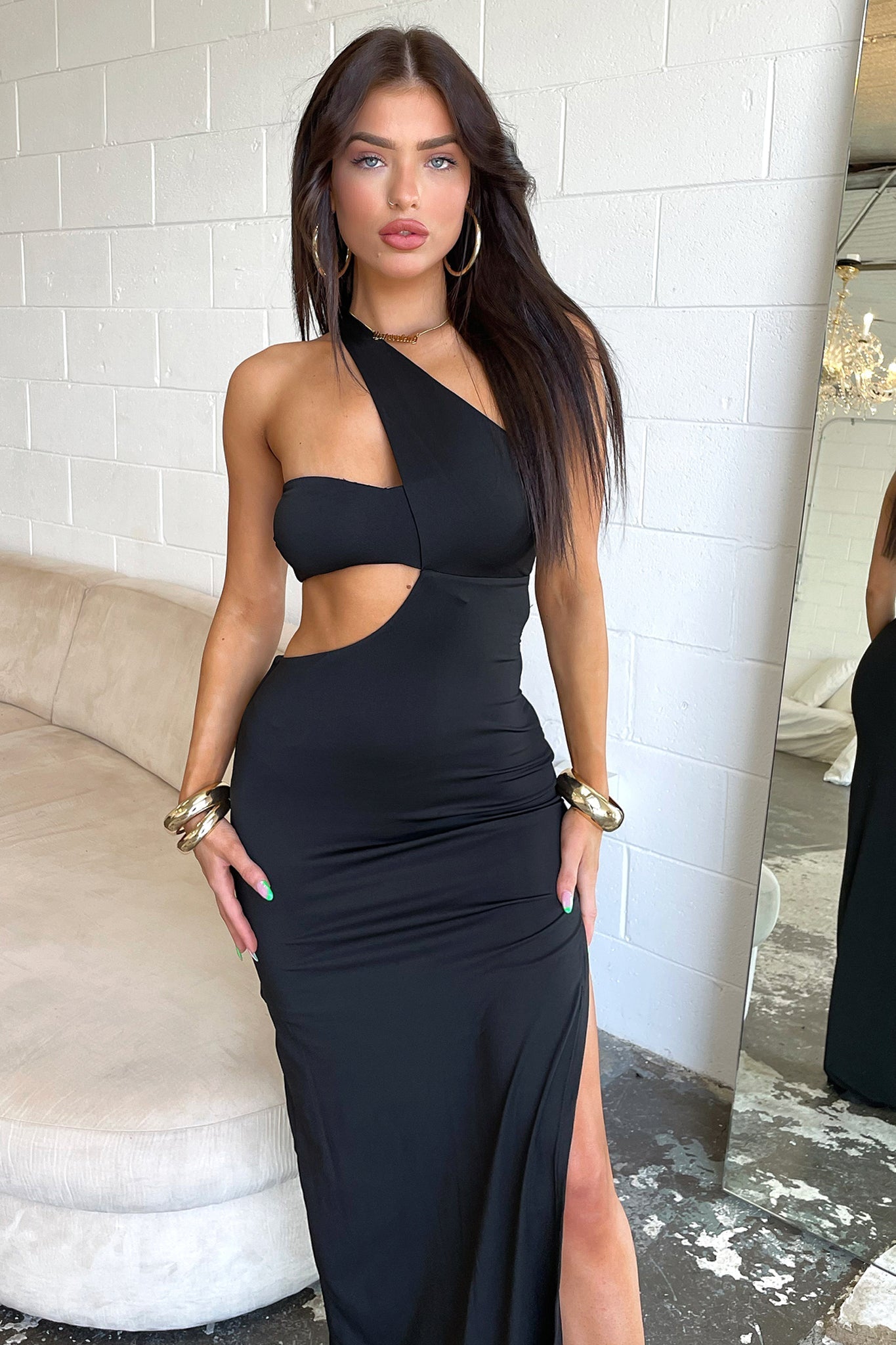 Inika Maxi Dress - Negro