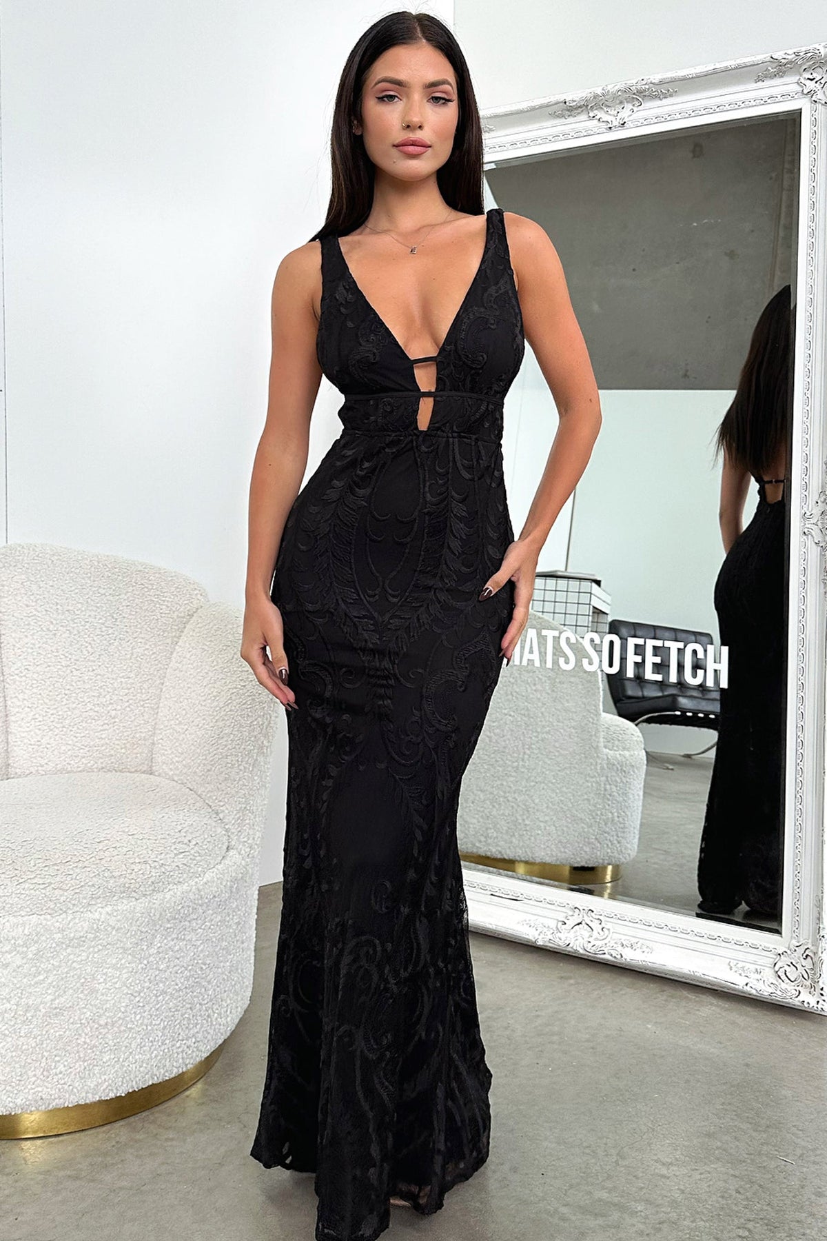 Kaia Maxi Dress - Negro