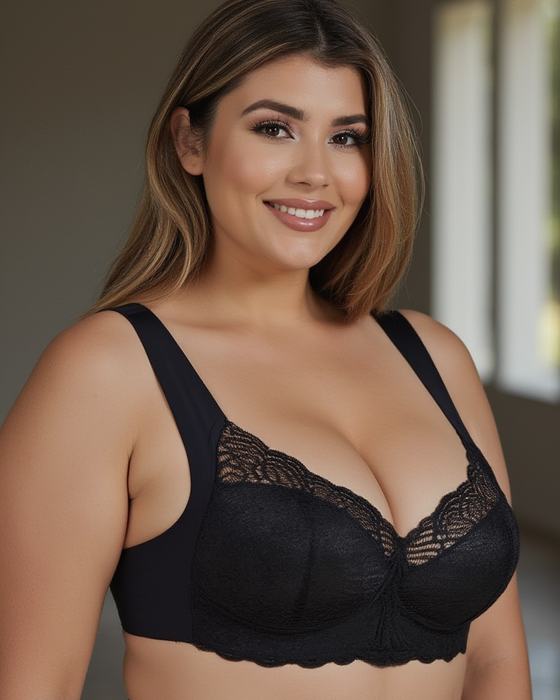 Reggiseno Push-Up in Pizzo Senza Cuciture