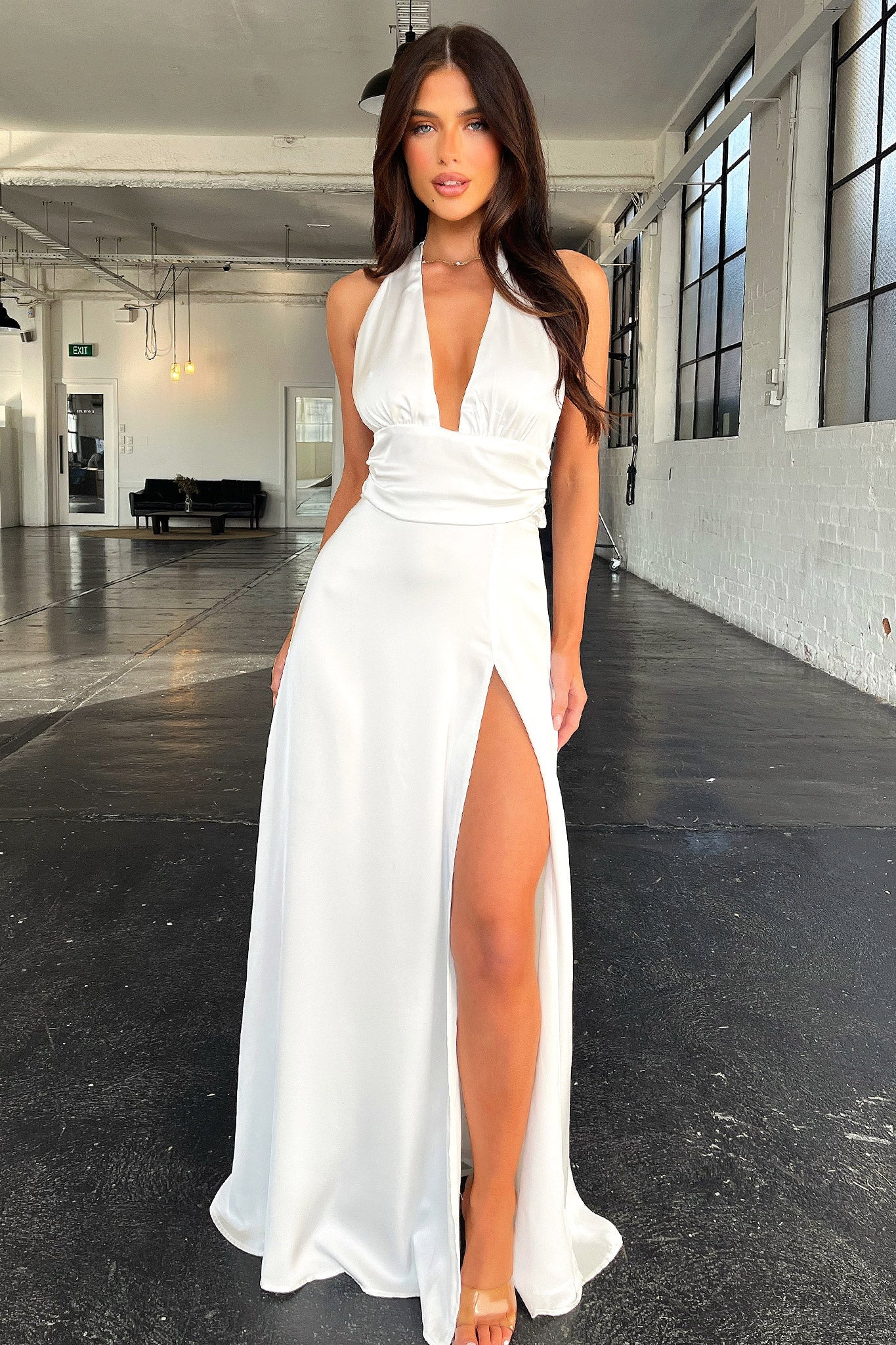 Neriah Maxi Dress - Blanco