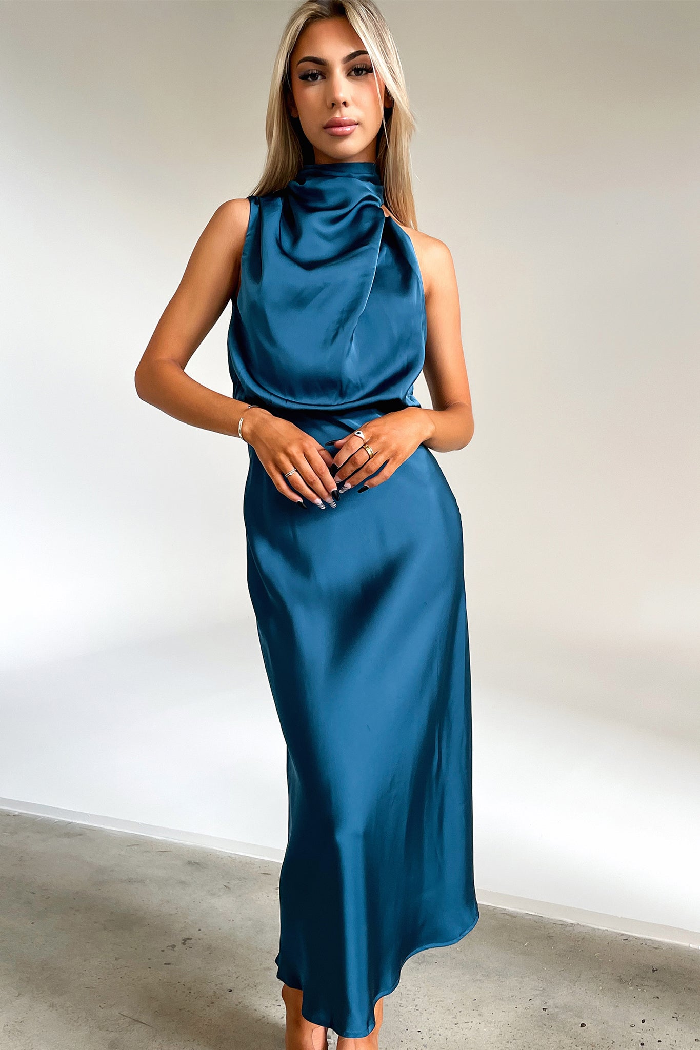 Santorini Maxi Dress - Esmeralda