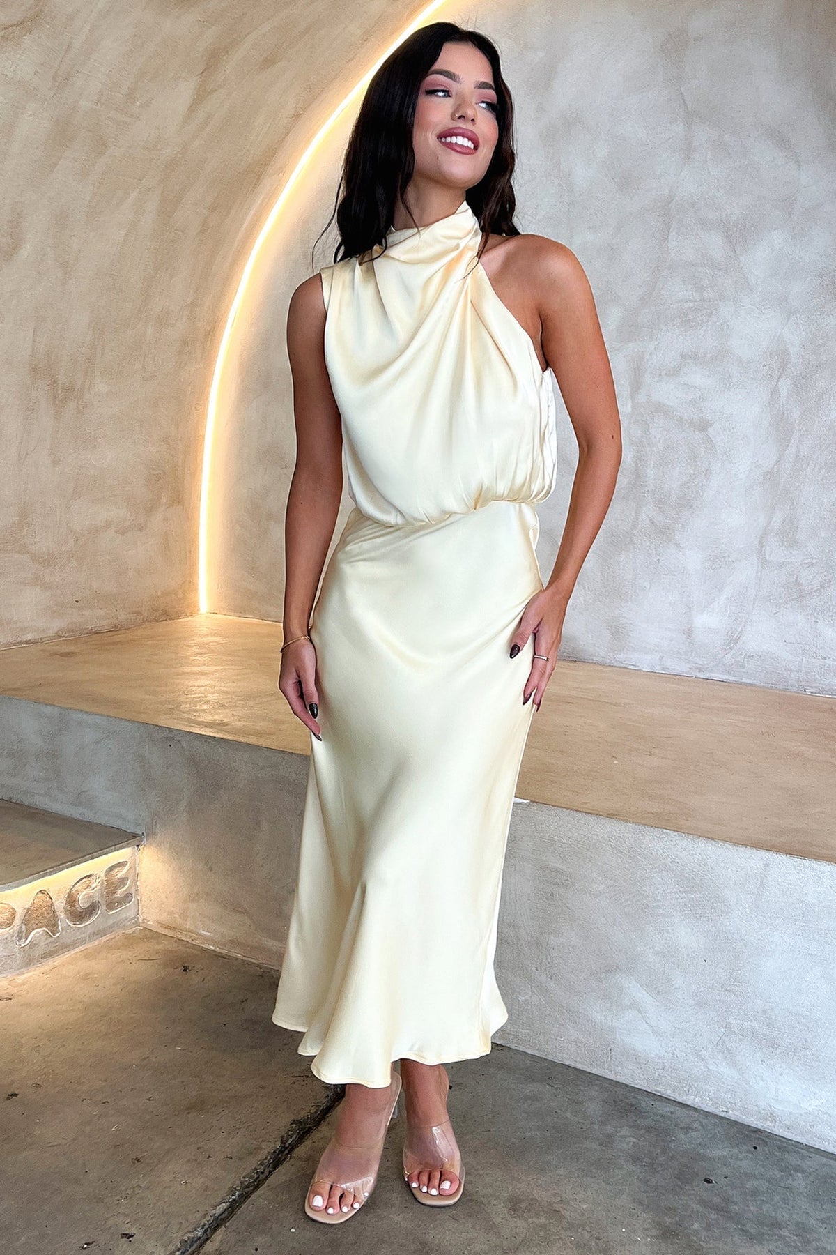 Santorini Maxi Dress - Amarillo