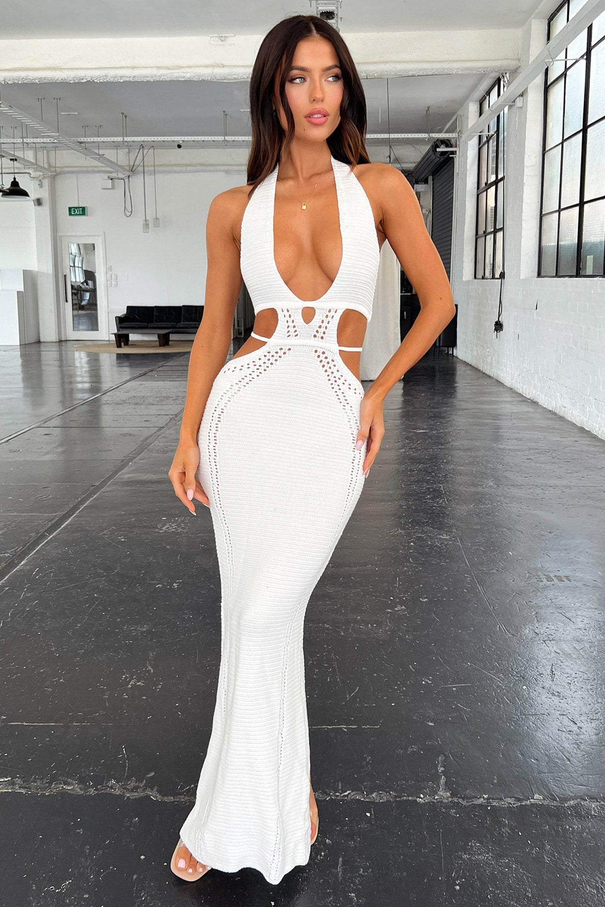 Tropez Maxi Dress - Blanco